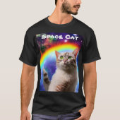 宇宙ネコ Tシャツ (正面)