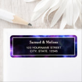 宇宙ネブラパープル銀河系結婚ズ ラベル (インサイチュ)