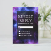 宇宙ネブラパープル銀河系RSVP 出欠カード (スタンド正面)