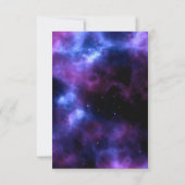 宇宙ネブラパープル銀河系RSVP 出欠カード (裏面)