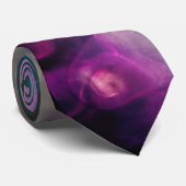 宇宙ネブラピンクブルーイエローアルコールインクアート ネクタイ (ロール)