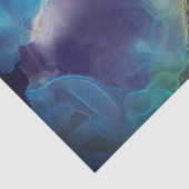 宇宙ネブラブルーイエローアルコールインクアート 薄葉紙 (詳細)