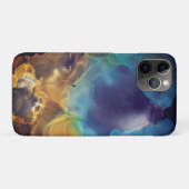 宇宙ネブラブルーイエローアルコールインクアート Case-Mate iPhoneケース (裏面(横))