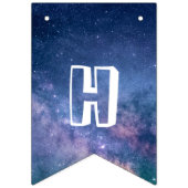 宇宙ハッピーバースデー バンティングフラッグ (第2の旗)