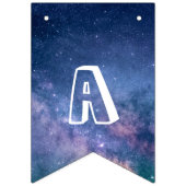宇宙ハッピーバースデー バンティングフラッグ (第3の旗)