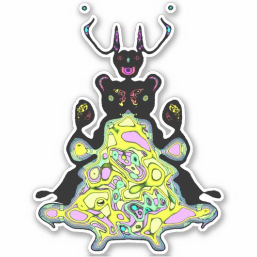 宇宙ハムスターの秘密の解剖学 v1 シール (正面)