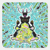 宇宙ハムスターv2-1の秘密解剖学 スクエアシール (正面)