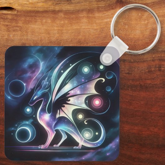 宇宙バタフライドラゴン キーホルダー (裏面)