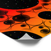 宇宙バブルスポット – 熱WYR ポスター (角)