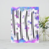 宇宙バブルフロースクラップブック紙 (スタンド正面)