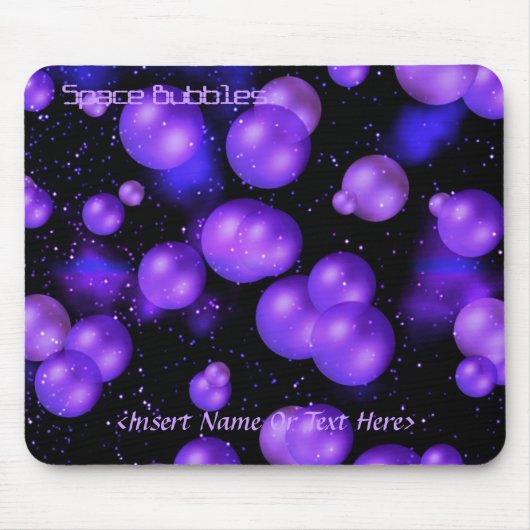 宇宙バブル マウスパッド (正面)