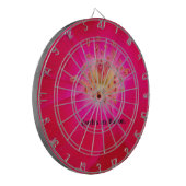 宇宙バラ:自然の偽りのデザイン ダーツボード (正面左)