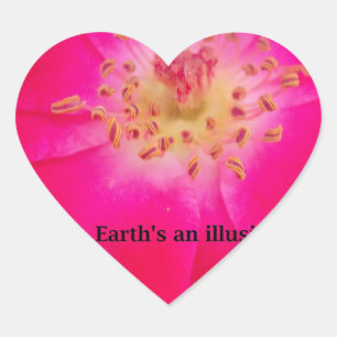 宇宙バラ：自然の偽りのデザイン ハートシール