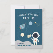 宇宙バレンタイン ノートカード (正面)