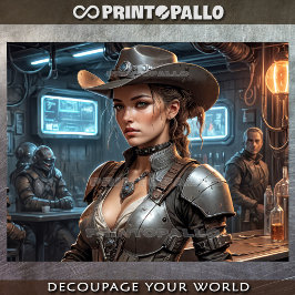 宇宙バーの銀河系牛の男の子 薄葉紙