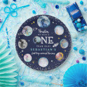 宇宙バースデーパーティーのまわりにファーストトリップザサンパ ペーパープレート (パーティー)