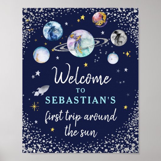 宇宙バースデーパーティーのまわりにファーストトリップザサン ポスター (正面)