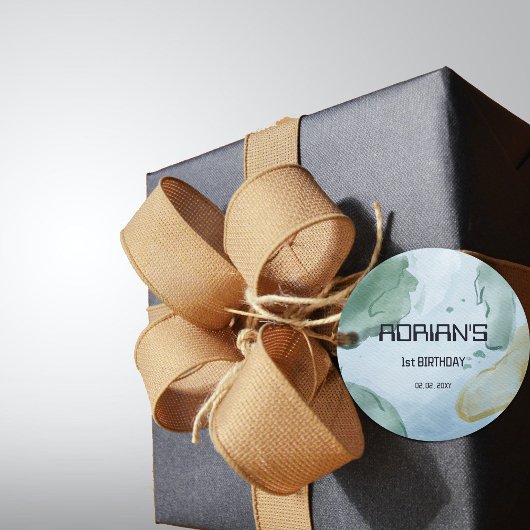 宇宙バースデーパーティーアースグローブ フェイバータグ