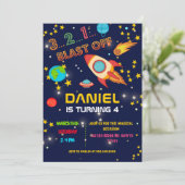 宇宙バースデーパーティーブラストオフ 招待状 (スタンド正面)