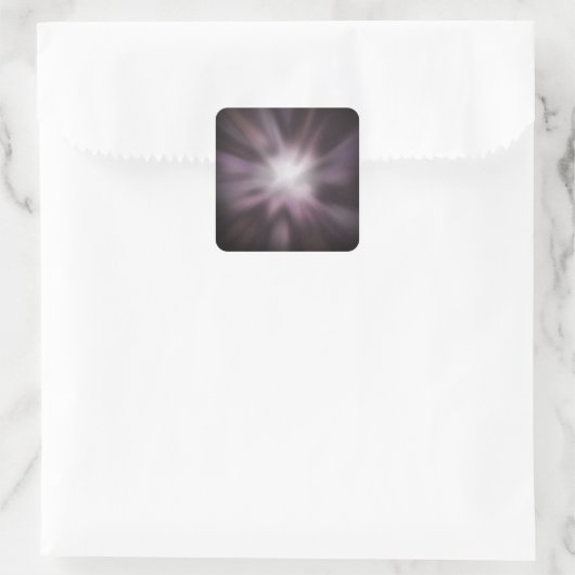 宇宙バーストのアートワーク スクエアシール (バッグ)