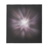 宇宙バーストのアートワーク ノートパッド (正面)