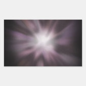 宇宙バーストのアートワーク 長方形シール (正面)