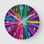 宇宙バースト壁時計 ラウンド壁時計 (正面)