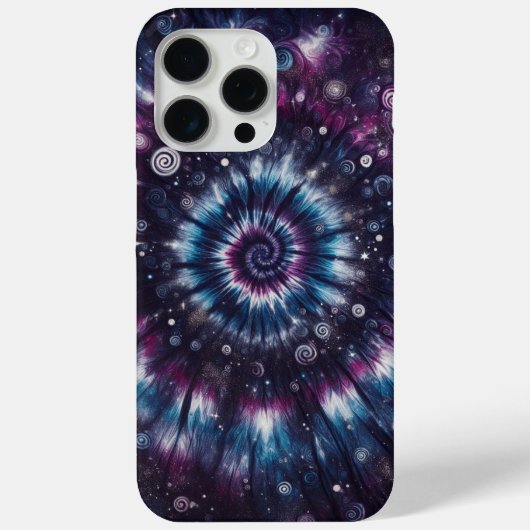 宇宙バースト、タイ染料パターン Case-Mate iPhoneケース (裏面)