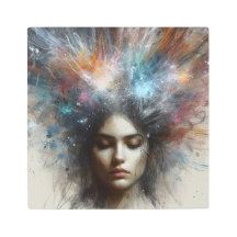 宇宙バースト:色と光の抽象芸術爆発