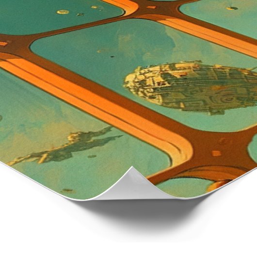 宇宙バー#1 ポスター (角)