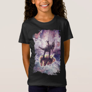 宇宙パグライディング恐竜 – タコTシャツ Tシャツ