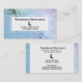 *~*宇宙パステルムーン月面名刺 名刺 (正面/裏面)