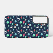 宇宙パターンのイラスト SAMSUNG GALAXYケース (裏面横)