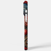 宇宙パターンのエイリアン領域 Case-Mate iPhoneケース (裏面 / 左)