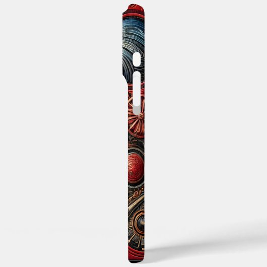 宇宙パターンのエイリアン領域 Case-Mate iPhoneケース (裏面 / 左)