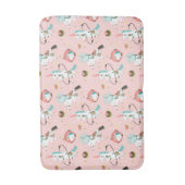 宇宙パターンのユニコーン バスマット (正面縦)