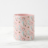 宇宙パターンのユニコーン マグカップ (中央)