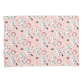 宇宙パターンのユニコーン 枕カバー (正面右)