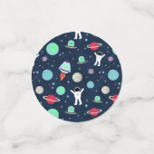 宇宙パターンイラストレーション コンフェッティ (スモール正面)