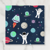 宇宙パターンイラストレーション フェイバータグ (裏面)