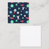 宇宙パターンイラストレーション 割引カード (正面/裏面)