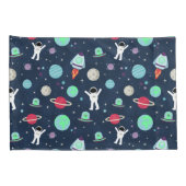 宇宙パターンイラストレーション 枕カバー (裏面-右)