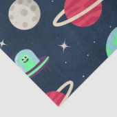 宇宙パターンイラストレーション 薄葉紙 (詳細)