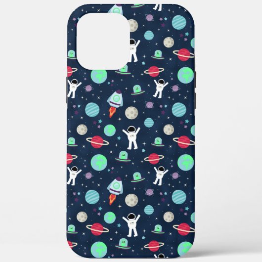 宇宙パターンイラストレーション Case-Mate iPhoneケース (裏面)