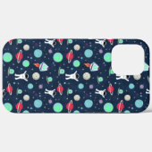 宇宙パターンイラストレーション Case-Mate iPhoneケース (裏面 (横))