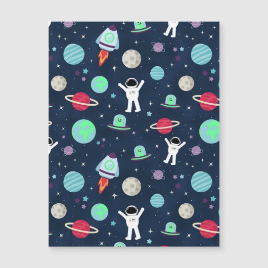 宇宙パターンイラスト (正面)