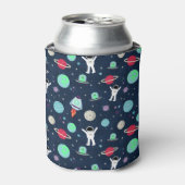 宇宙パターンイラスト 缶クーラー (缶正面)