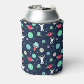 宇宙パターンイラスト 缶クーラー (缶裏面)