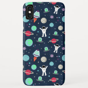宇宙パターンイラスト iPhone XS MAXケース