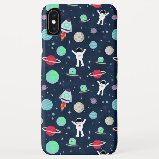 宇宙パターンイラスト Case-Mate iPhoneケース (裏面)